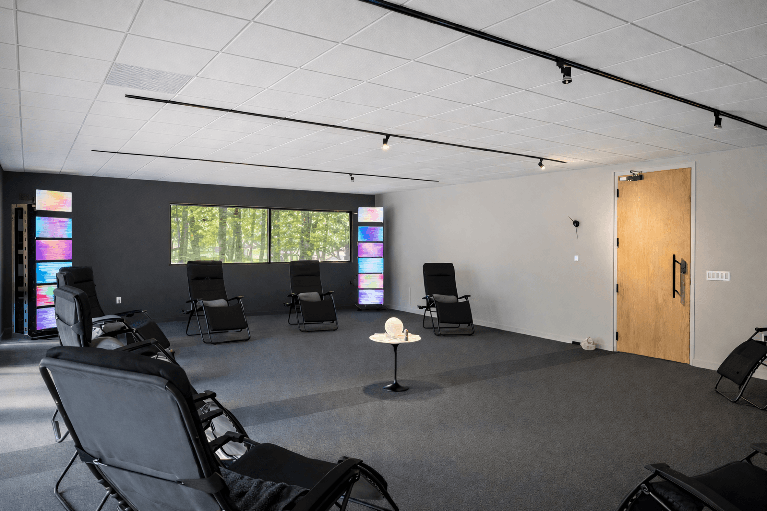 Mobius bioenergy room from southwest angle showing natural light